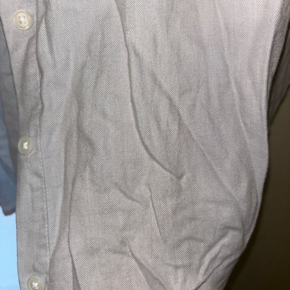 Light blue button down top - Picture 2 of 4